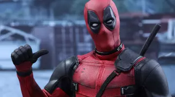 The suit of Wade Wilson (Ryan Reynolds in Deadpool