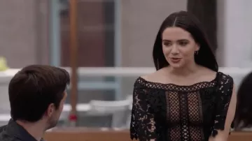 La combinaison noire Self Portrait de Jane Sloan (Katie Stevens) dans The Bold Type S01E07