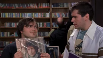 El vinilo "Blonde on blonde" de Bob Dylan de Barry (Jack Black) en High Fidelity