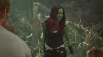 The cosplay of Gamora (Zoe Saldana) in The Guardians of the Galaxy Volume 2