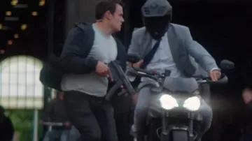 La moto Triumph Speed Triple de Michael Bryce (Ryan Reynolds) dans Hitman & Bodyguard