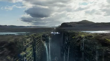 Haleakala National Park on the island of Maui in Hawaii in the movie Oblivion