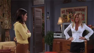 L'affiche "Buttes Chaumont" dans l'appartement de Monica Geller (Courtney Cox) dans Friends