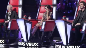 Les bottines Valentino de Jenifer dans The voice Kids 2015