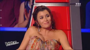 La robe Alexander McQueen de Jenifer dans The Voice 2014