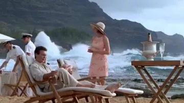 La plage de Kipu Kai sur l'île de Kauai à Hawaï dans Le monde perdu : Jurassic Park