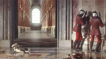 Le Palais de Naboo dans Star Wars I : La Menace Fantôme (également dans l'épisode II)