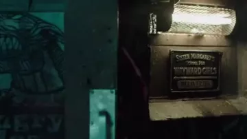 The plate of the bar Sister Margareth''s School in Deadpool