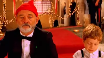 The red bonnet of Steve Zissou (Bill Murray) in The life aquatic