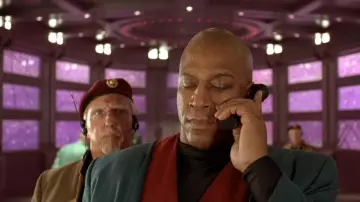 L'authentique téléphone portable futuriste du President Lindberg (Tommy Lister) dans Le Cinquième Élément