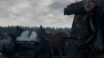 The genuine pistol of Captain Andrew Henry (Domhnall Gleeson) in The Revenant