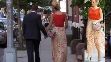 Les escarpins Christian Louboutin bleu turquoise de Serena van der Woodsen (Blake Lively) dans Gossip girl S06E02
