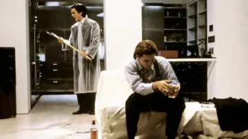 The axe Patrick Bateman (Christian Bale) in American Psycho