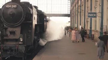 Bonita estación de tren en La Promesa del Amanecer