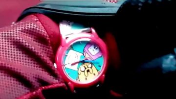 The watch Cartoon Network for Wade Wilson (Ryan Reynolds in Deadpool