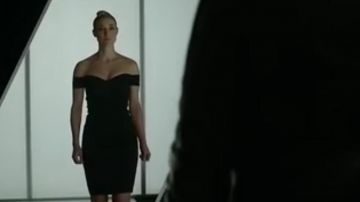 Black dress android (Zoie Palmer) in Dark Matter