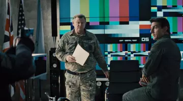 The chair of the general Brigham (Brendan Gleeson) in Edge of Tomorrow