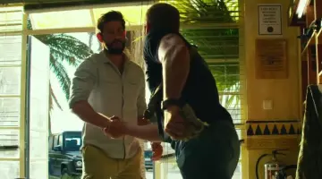 The shows Mark Geist (Max Martini) in the movie 13 Hours