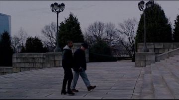 The authentic jogging pants grey Everlast Rocky Balboa (Sylvester Stallone) in Creed