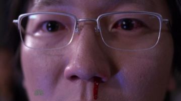 The glasses of Hiro Nakamura (Masi Oka) in the series Heroes (Season 1 Episode 3)