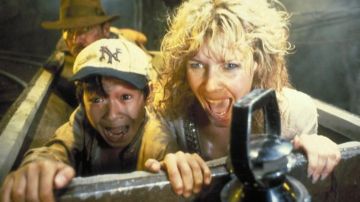 The New York Bronx baseball cap worn by Demi-Lune (Jonathan Ke Quan) in the movie Indiana Jones and the Cursed Temple