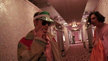La visera verde "Las Vegas" de Raoul Duke (Johnny Depp) en Las Vegas Parano