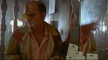 La camisa blanca y roja de Las Vegas Parano Raoul Duke (Johnny Depp) Las Vegas Parano