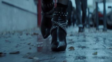 The shoe to nail of Lorraine Broughton (Charlize Theron) in Atomic Blonde