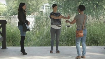 Botas de tacón largo modelo Giselle de Aquazzura de Jane Sloan (Katie Stevens) en The Bold Type S01E10
