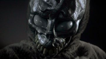 La máscara de conejo de Frank (James Duval) en Donnie Darko