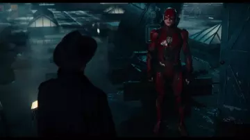 L'armure de Barry Allen / Flash (Ezra Miller) dans Justice League