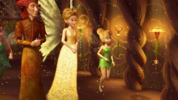 The replica doll of tinkerbell in Tinkerbell