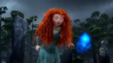 The replica plush of Merida in the cartoon Rebel