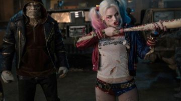 Cortos bicolores de Harley Quinn (Margot Robbie) en Suicide Squad