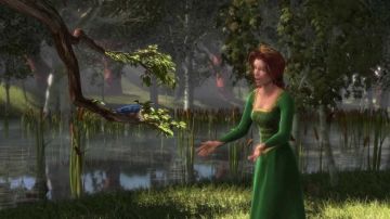 El vestido verde de Fiona en la película animada Shrek