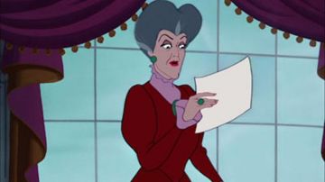 La bague de la tante de Cendrillon dans Cendrillon