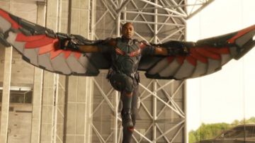 L'armure de Sam Wilson / Falcon (Anthony Mackie) dans Captain America: Civil War