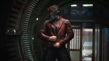Chaqueta roja usada por Star Lord (Chris Pratt) en Guardianes de la Galaxia