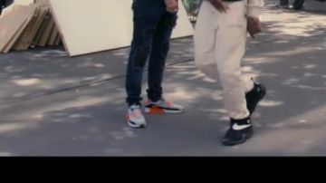 The Nike air 90 flyknit of Niska in Networks