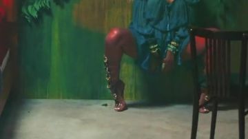 Les sandales Poison Ivy de Rihanna dans le clip Wild Thoughts de DJ Khaled