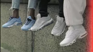 The Nike air max plus TN White in the clip Shutdown of Skepta