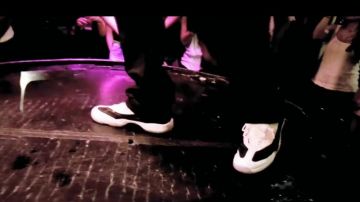 The Air Jordan XI Concord 2011 in the clip are Talking about Little Booba