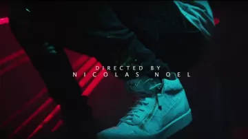 Les Sneakers Giuseppe Zanotti Dean High White de Gradur dans Oblah