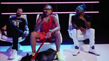 Les sneakers jordan 5 de riff raff dans son clip tip toe wing in my jawwdinz