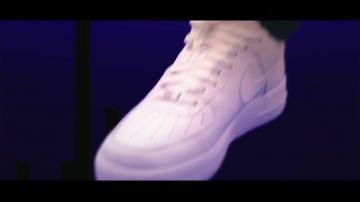The Nike Air Force 1 in the clip Namek de Dinos Punchlinovic