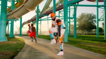 The Air force one in the movie clip Pills & Automobiles Chris Brown