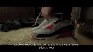 sneakers Nike Air max 90 infrared of Macklemore (child) in his clip Wing$