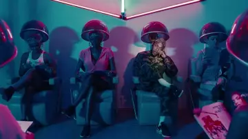 Sneakers Nike Classic Cortez Black Nylon Kendrick Lamar in the clip "HUMBLE." of Kendrick Lamar