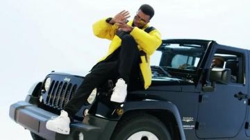 The Nike Uptempo in the clip Bi Chwiya of Lefa