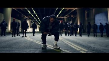 The nike air max 97 in the clip Loyalty of Kendrick Lamar